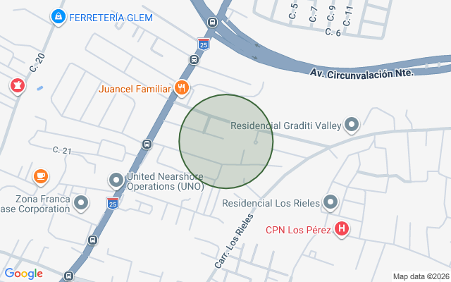Mapa de Apartamento en Cerros De Gurabo I, Santiago de 3 habitaciones con 3 baños con 187 mts²