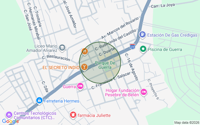 Mapa de Villa en San Antonio, San Antonio De Guerra con 3 habitaciones, 3 baños de 4276 mts²