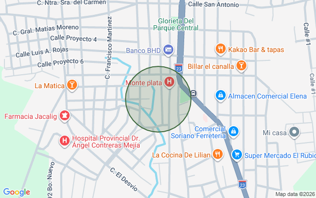 Mapa de Finca en Amaceyes, Sabana Grande De Boyá de 1500 mts²