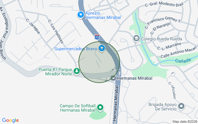 Mapa de Penthouse en Paseo Del Parque O Villa María, Santo Domingo Norte