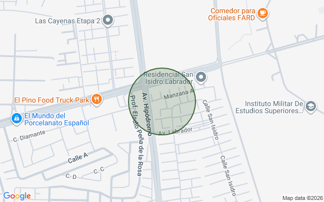 Mapa de Apartamento en Autopista San Isidro, Santo Domingo Este de 3 habitaciones con 2 baños y 2 parqueos en 2do nivel con 90 mts² con mantenimiento incluido