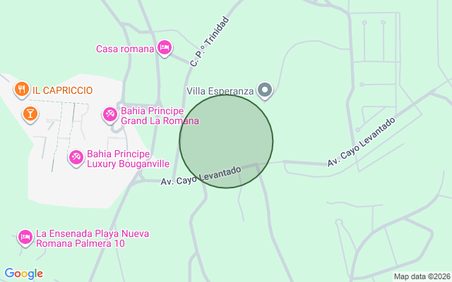 Mapa de Terreno en Playa Nueva Romana, Nueva Romana de 330 mts²