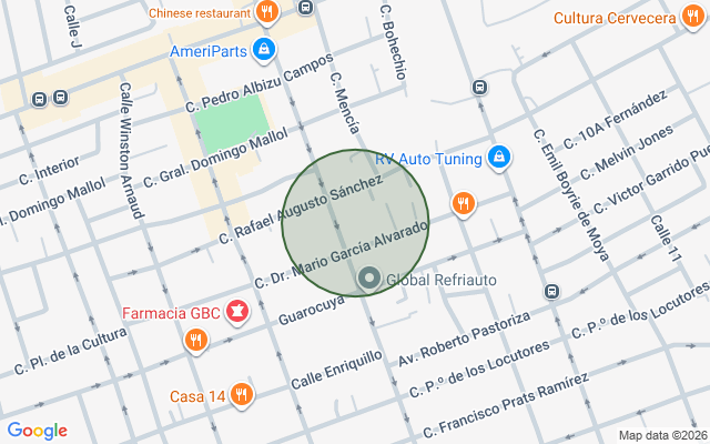 Mapa de Casa en El Millón, Santo Domingo D.N. de 1 habitación con 1 baño de 2 niveles