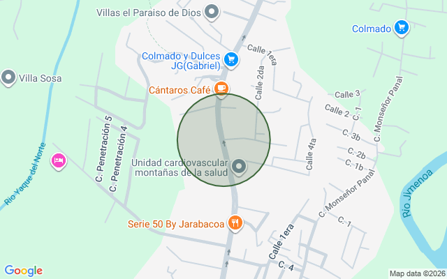 Mapa de Terreno en Jarabacoa, Jarabacoa de 672 mts²