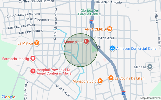 Mapa de Finca en autovía carretera de Samaná, Monte Plata de 26412 mts²