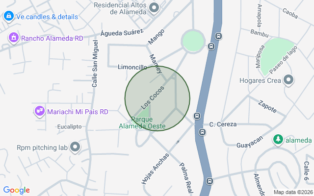 Mapa de Casa en Residencial Alameda, Santo Domingo Oeste con 4 habitaciones, 4 baños, 2 parqueos de 2 niveles de 500 mts² con mantenimiento incluido