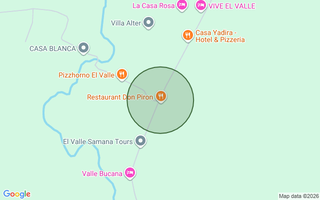 Mapa de Apartamento en El Valle, Samaná con 1 habitación, 1 baño, 1 parqueo en 1er nivel de 58 mts²