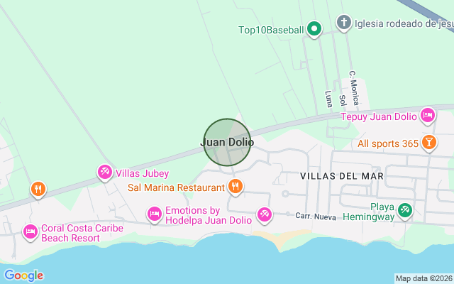 Mapa de Apartamento en Juan Dolio, Juan Dolio con 2 habitaciones, 2 baños en 14vo nivel