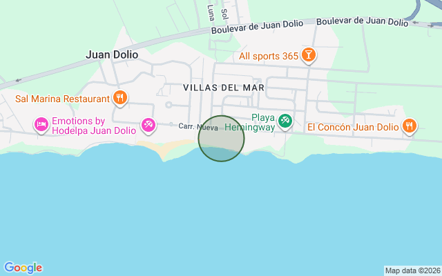 Mapa de Apartamento en Marbella, Juan Dolio