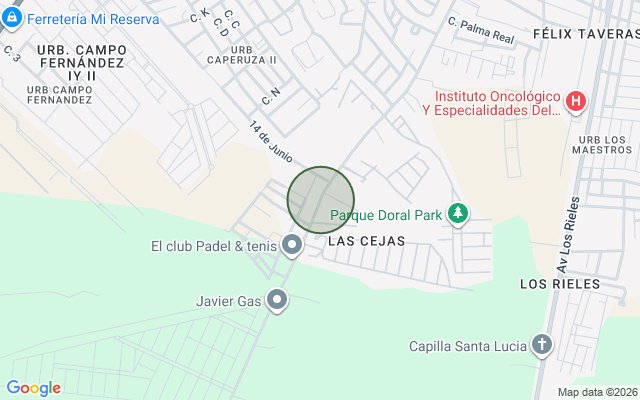 Mapa de Penthouse en Las Cejas, San Francisco De Macorís con 3 habitaciones, 3 baños, 2 parqueos de 272 mts²