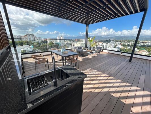 Apartamento en La Esmeralda, Santiago de 2 habitaciones con 2 baños y 2 parqueos - Imagen 7