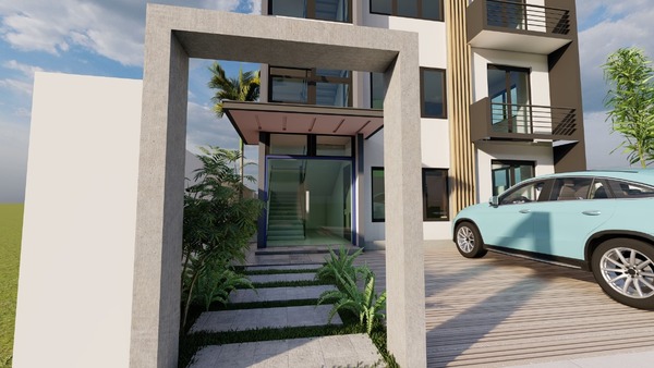 Apartamento en Las Antillas, Santiago de 2 habitaciones con 2 baños y 1 parqueo de 95 mts² con mantenimiento incluido - Imagen 2