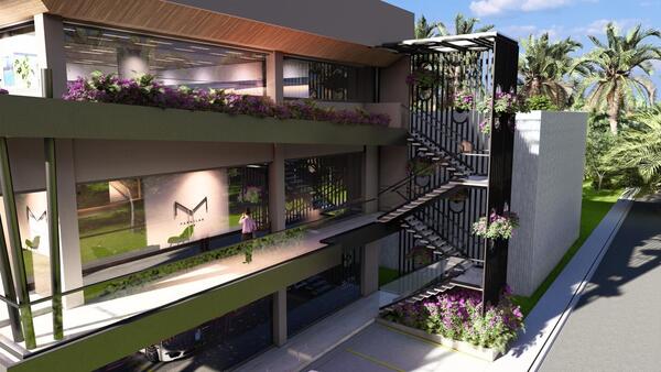 Local comercial en Villa Olga, Santiago con 1 baño y 6 parqueos de 175 mts² con mantenimiento incluido - Imagen 2