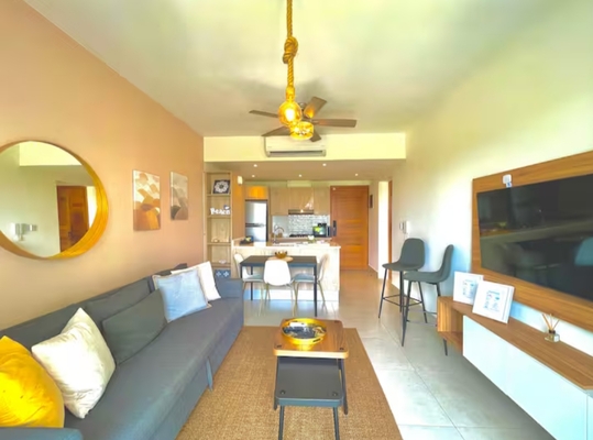 Apartamento en Ciudad Las Canas, Cap Cana de 1 habitación con 1 baño y 1 parqueo con mantenimiento incluido - Imagen 2