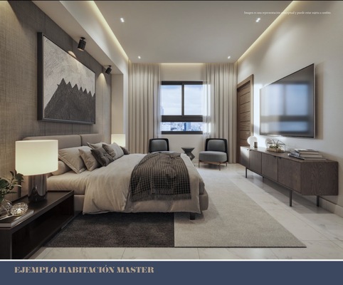 Apartamento en Ensanche Naco, Santo Domingo D.N. de 1 habitación con 1 baño y 1 parqueo en 10mo nivel de 50 mts² - Imagen 2