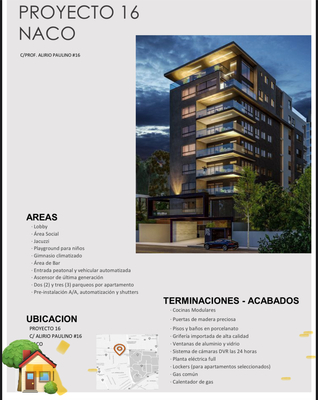 Apartamento en Ensanche Naco, Santo Domingo D.N. de 1 habitación con 1 baño y 1 parqueo en 5to nivel de 67 mts² - Imagen 6
