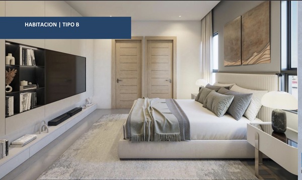 Apartamento en Ensanche Naco, Santo Domingo D.N. de 1 habitación con 1 baño y 1 parqueo en 11vo nivel de 60 mts² - Imagen 5