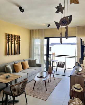 Apartamento en Ciudad Las Canas, Cap Cana con 1 habitación, 1 baño, 1 parqueo en 3er nivel de 57 mts² con mantenimiento incluido - Imagen 2