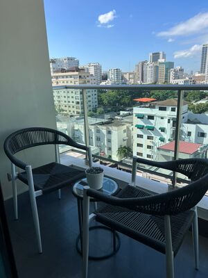 Apartamento en Piantini, Santo Domingo D.N. de 1 habitación con 1 baño y 1 parqueo en 8vo nivel con 55 mts² con mantenimiento incluido - Imagen 4