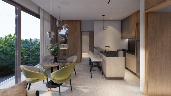 Apartamento en Ensanche Naco, Santo Domingo D.N. de 2 habitaciones con 2 baños y 1 parqueo en 14vo nivel con 82 mts² - Imagen 2