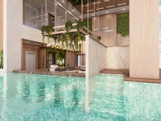 Apartamento en Ensanche Naco, Santo Domingo D.N. de 2 habitaciones con 2 baños y 1 parqueo en 14vo nivel con 82 mts² - Imagen 3