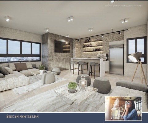 Apartamento en Ensanche Naco, Santo Domingo D.N. de 1 habitación con 1 baño y 1 parqueo en 10mo nivel con 50 mts² - Imagen 6