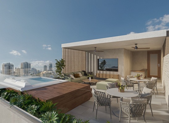 Apartamento en Ensanche Naco, Santo Domingo D.N. de 1 habitación con 1 baño y 1 parqueo en 5to nivel con 67 mts² - Imagen 7