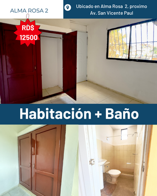Habitación en Alma Rosa II, Santo Domingo Este - Imagen 4