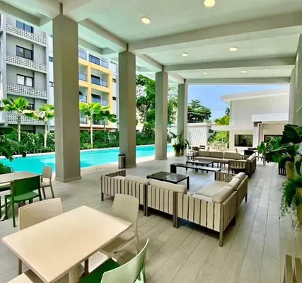 Apartamento en Gazcue, Santo Domingo D.N. con 3 habitaciones, 2 baños, 2 parqueos en 14vo nivel de 123 mts² con mantenimiento incluido - Imagen 2