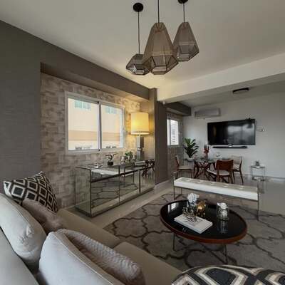 Apartamento en La Esmeralda, Santiago con 3 habitaciones, 2 baños, 2 parqueos en 1er nivel de 170 mts² con mantenimiento incluido - Imagen 2