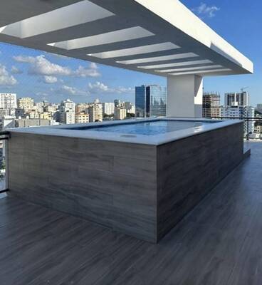 Apartamento en Piantini, Santo Domingo D.N. con 2 habitaciones, 2 baños, 1 parqueo en 8vo nivel de 86 mts² - Imagen 4