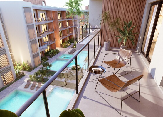 Apartamento en Bayahibe, Bayahibe con 1 habitación, 1 baño, 1 parqueo en 3er nivel de 64 mts² - Imagen 4