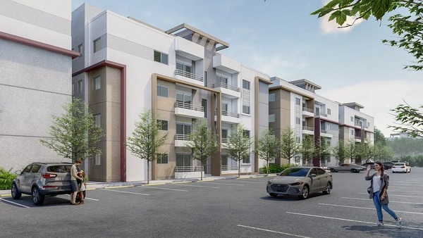 Apartamento en Jacobo Majluta, Santo Domingo Norte con 3 habitaciones, 2 baños, 2 parqueos en 2do nivel de 91 mts² - Imagen 5