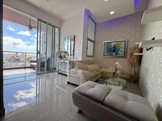 Penthouse en Jardines Del Sur I Y II, Santo Domingo D.N. con 2 baños en 5to nivel - Imagen 4