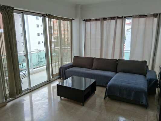 Apartamento en Ensanche Naco, Santo Domingo D.N. con 3 habitaciones, 3 baños, 2 parqueos en 4to nivel de 165 mts² con mantenimiento incluido - Imagen 4