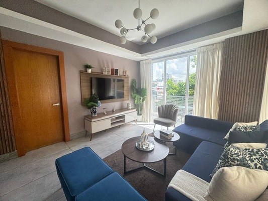 Apartamento en Quisqueya, Santo Domingo D.N. con 1 habitación, 1 baño, 1 parqueo de 71 mts² - Imagen 2