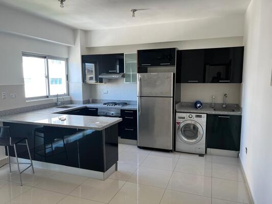 Apartamento en Piantini, Santo Domingo D.N. con 1 habitación, 1 baño, 1 parqueo en 7mo nivel de 57 mts² con mantenimiento incluido - Imagen 7