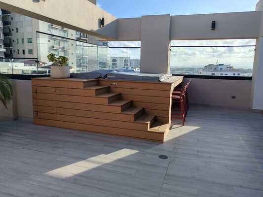 Apartamento en Urbanización Real, Santo Domingo D.N. con 1 habitación, 1 baño, 1 parqueo en 5to nivel con mantenimiento incluido - Imagen 7