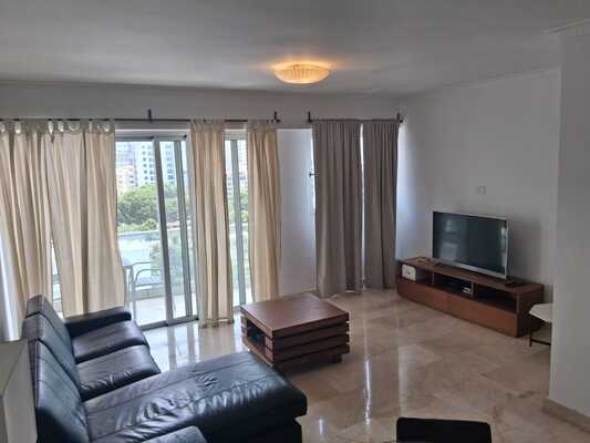 Apartamento en Piantini, Santo Domingo D.N. con 2 habitaciones, 2 baños, 2 parqueos en 10mo nivel de 125 mts² con mantenimiento incluido - Imagen 5