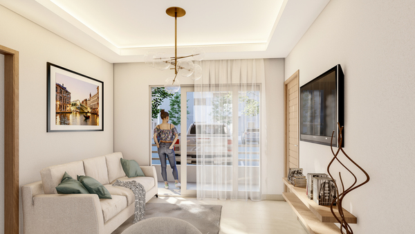 Apartamento en Jacobo Majluta, Santo Domingo Norte con 3 habitaciones, 2 baños, 1 parqueo - Imagen 7