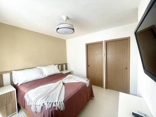 Apartamento en Epic Residences, Bávaro con 3 habitaciones, 2 baños, 1 parqueo en 4to nivel de 96 mts² con mantenimiento incluido - Imagen 5