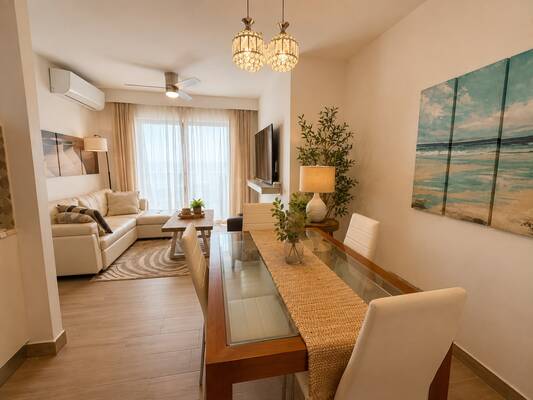 Apartamento en Avenida Barceló, Bávaro con 2 habitaciones, 2 baños, 1 parqueo en 2do nivel con mantenimiento incluido - Imagen 6