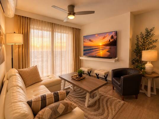 Apartamento en Avenida Barceló, Bávaro con 2 habitaciones, 2 baños, 1 parqueo en 2do nivel con mantenimiento incluido - Imagen 7