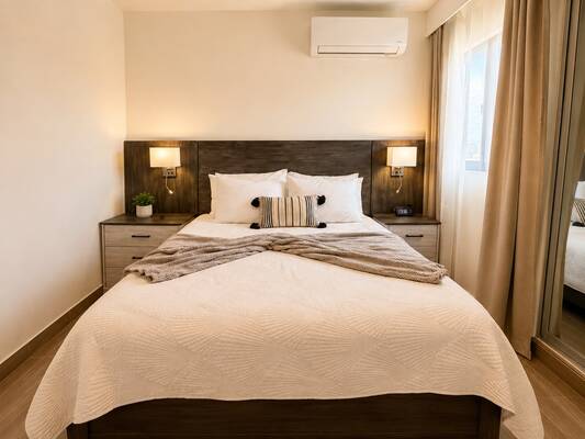 Apartamento en Avenida Barceló, Bávaro con 2 habitaciones, 2 baños, 1 parqueo en 2do nivel con mantenimiento incluido - Imagen 4
