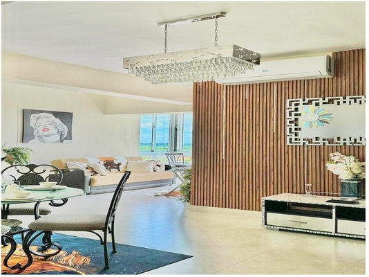 Apartamento en Boca Chica Centro, Boca Chica con 3 habitaciones, 2 baños, 2 parqueos en 10mo nivel con mantenimiento incluido - Imagen 2