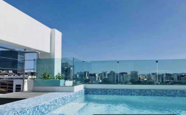 Apartamento en Julieta Morales, Santo Domingo D.N. con 1 habitación, 1 baño, 1 parqueo en 9no nivel de 75 mts² con mantenimiento incluido - Imagen 7