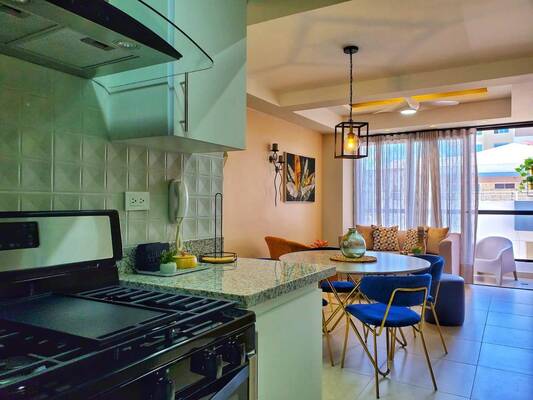 Apartamento en Quisqueya, Santo Domingo D.N. con 1 habitación, 1 baño, 1 parqueo de 74 mts² - Imagen 2
